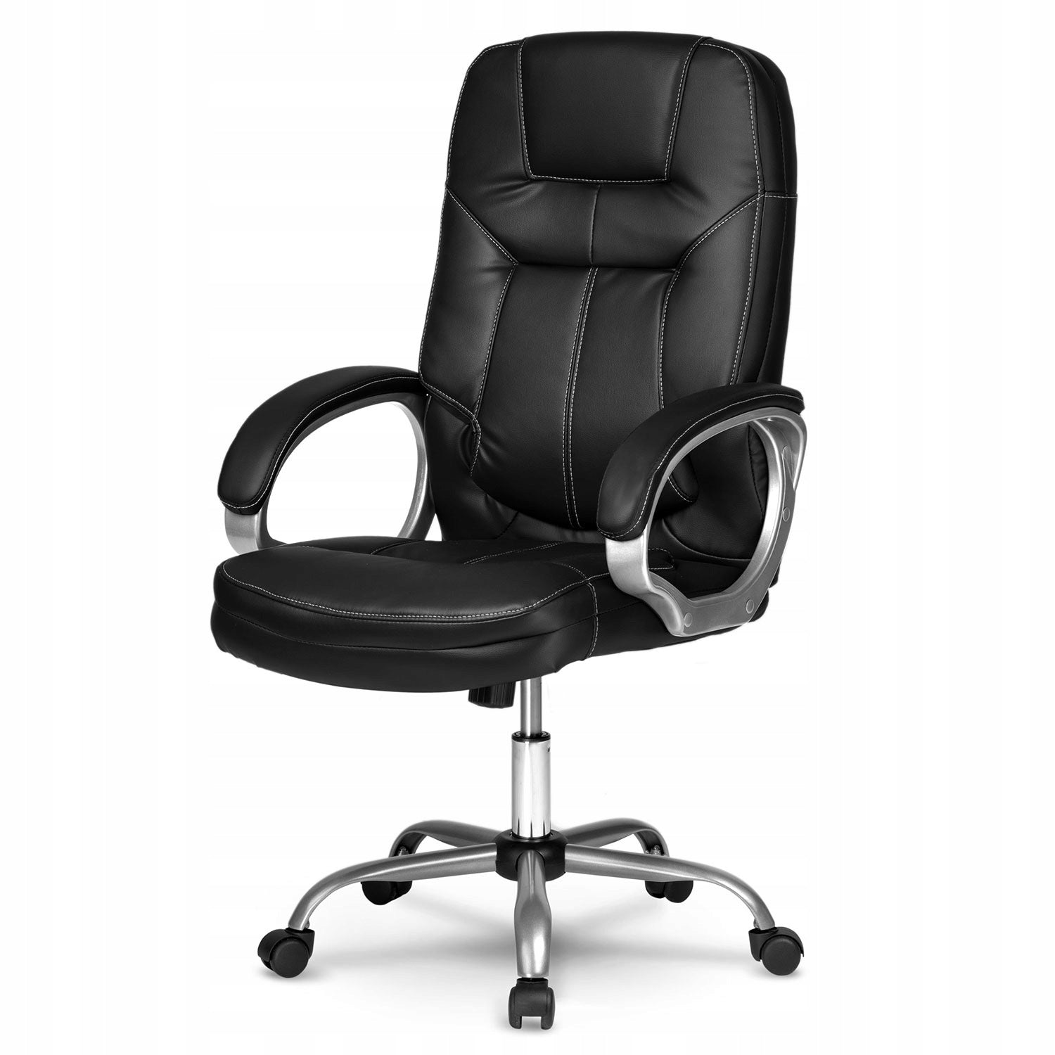 Cabinet chair made of leather Sofotel 355 black Furniture depth 55 cm