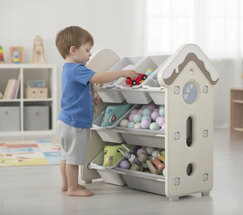 Cabinet shelf bookcase toy house for children 65x40x70 (E064) Brand K&M