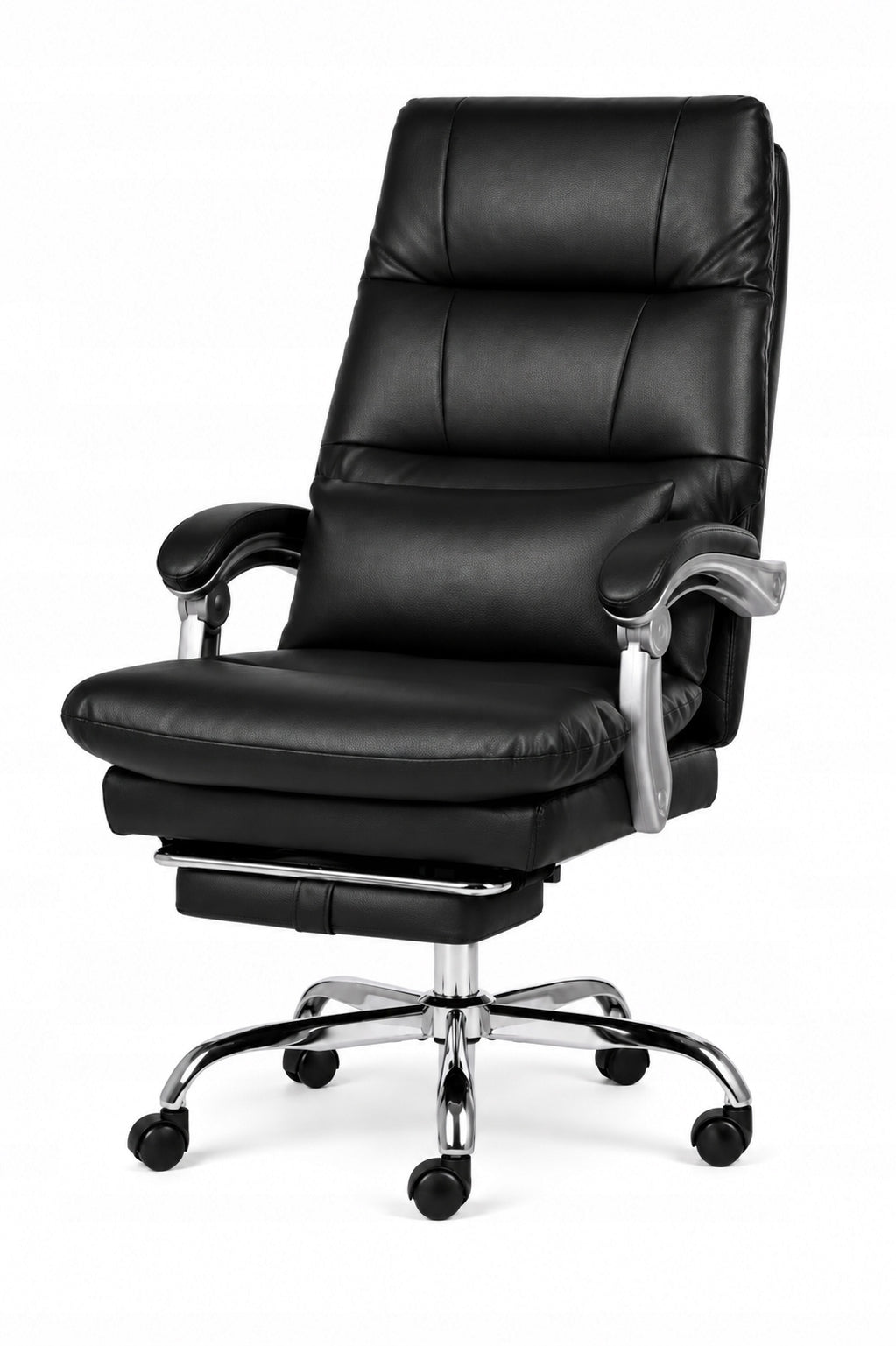 Cabinet swivel chair for CEO's desk leather black large XL 140 kg Medical device no