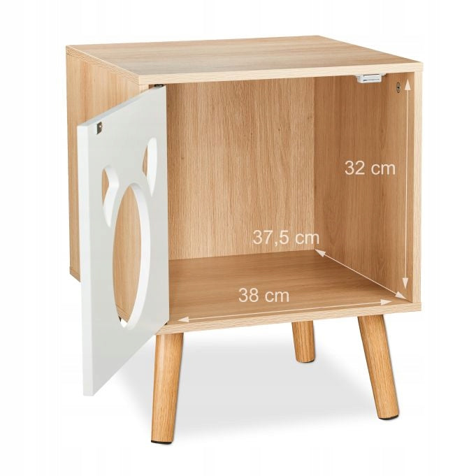 Cabinet with cat entrance and door Model Szafka z wejściem dla kota i drzwiczkami