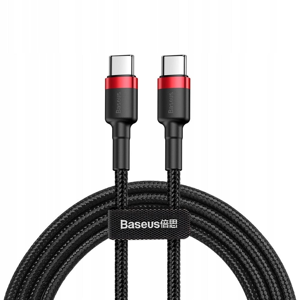 Cable Baseus CATKLF-G91 USB-C - USB-C PD QC 60W 3A 480Mb/s 1m