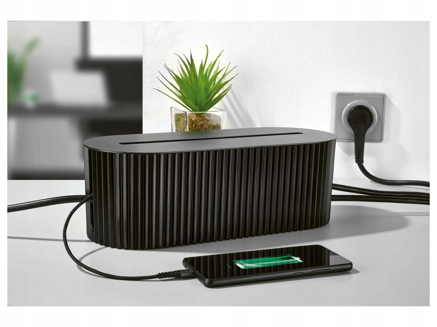 Cable Box, Container Organizer for Wire Storage