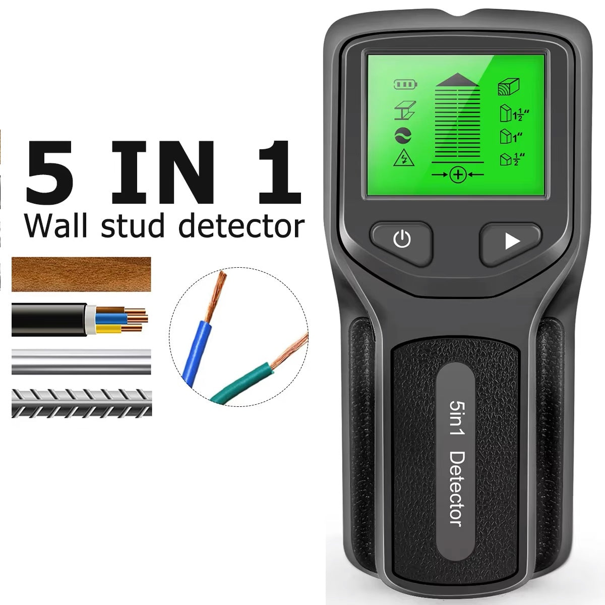 Cable Detector Wood Metal Wire Detector 5 in 1