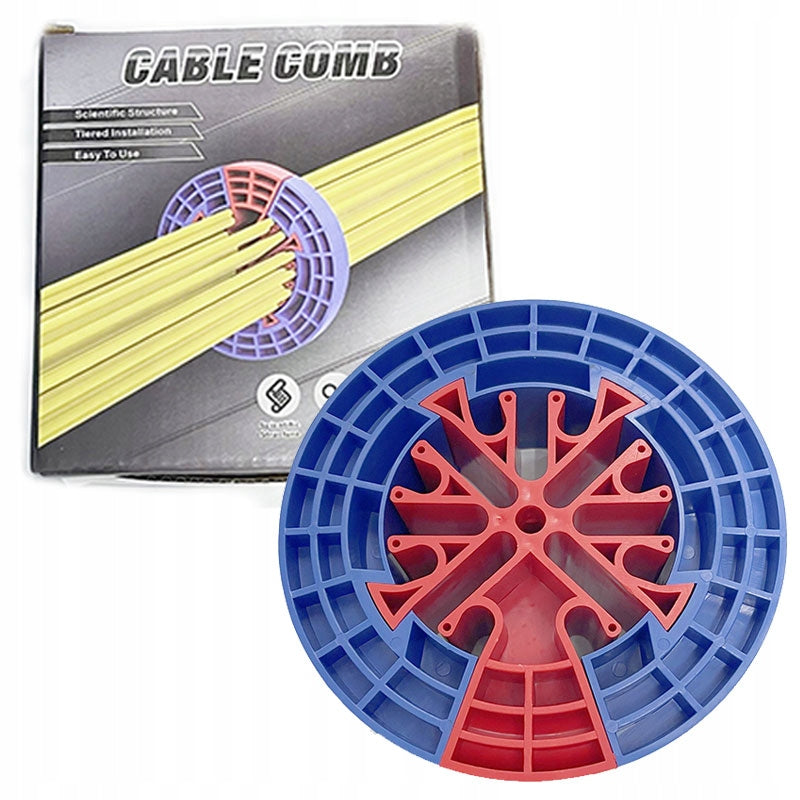 Cable Harness Organizer Twisted Pair Cable Comb Color black