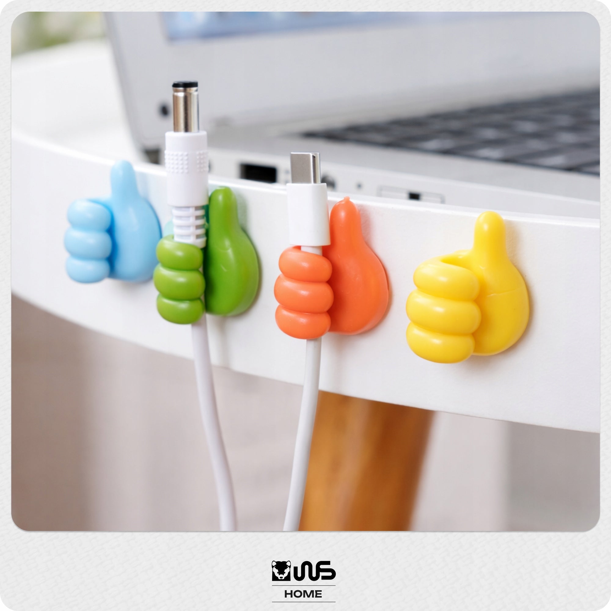 Cable Organizer Self Adhesive Holder Clips Wire Management Manufacturer code WSH-CABLE-01