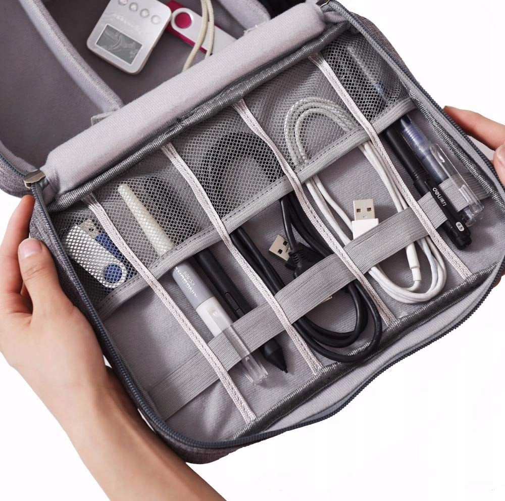 Cable Organizer Trizand 23172 Color gray