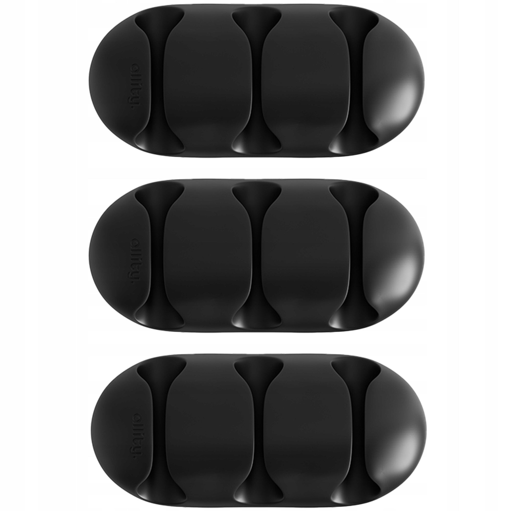 Cable Organizer, Wires Allity 3x Self Adhesive Organizers, Silicone Packaging status original