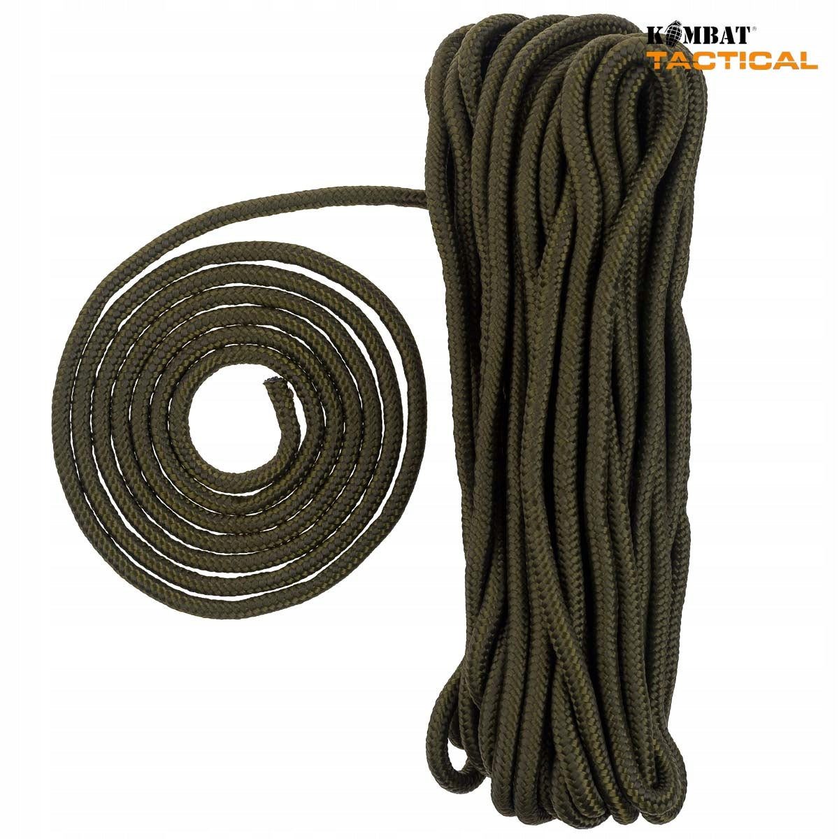 Cable Rope Paracord Universal Kombat Tactical 9mm - 15 Meters, Olive Manufacturer code KOM-PC15M/9MM-OG