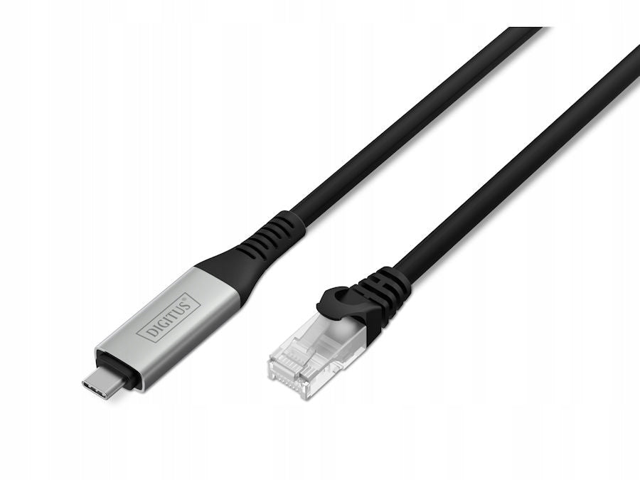 Cable adapter DIGITUS USB-C – RJ45 Cat. 6A S/FTP, 1 Gbit/s, USB 3.2 Gen1,