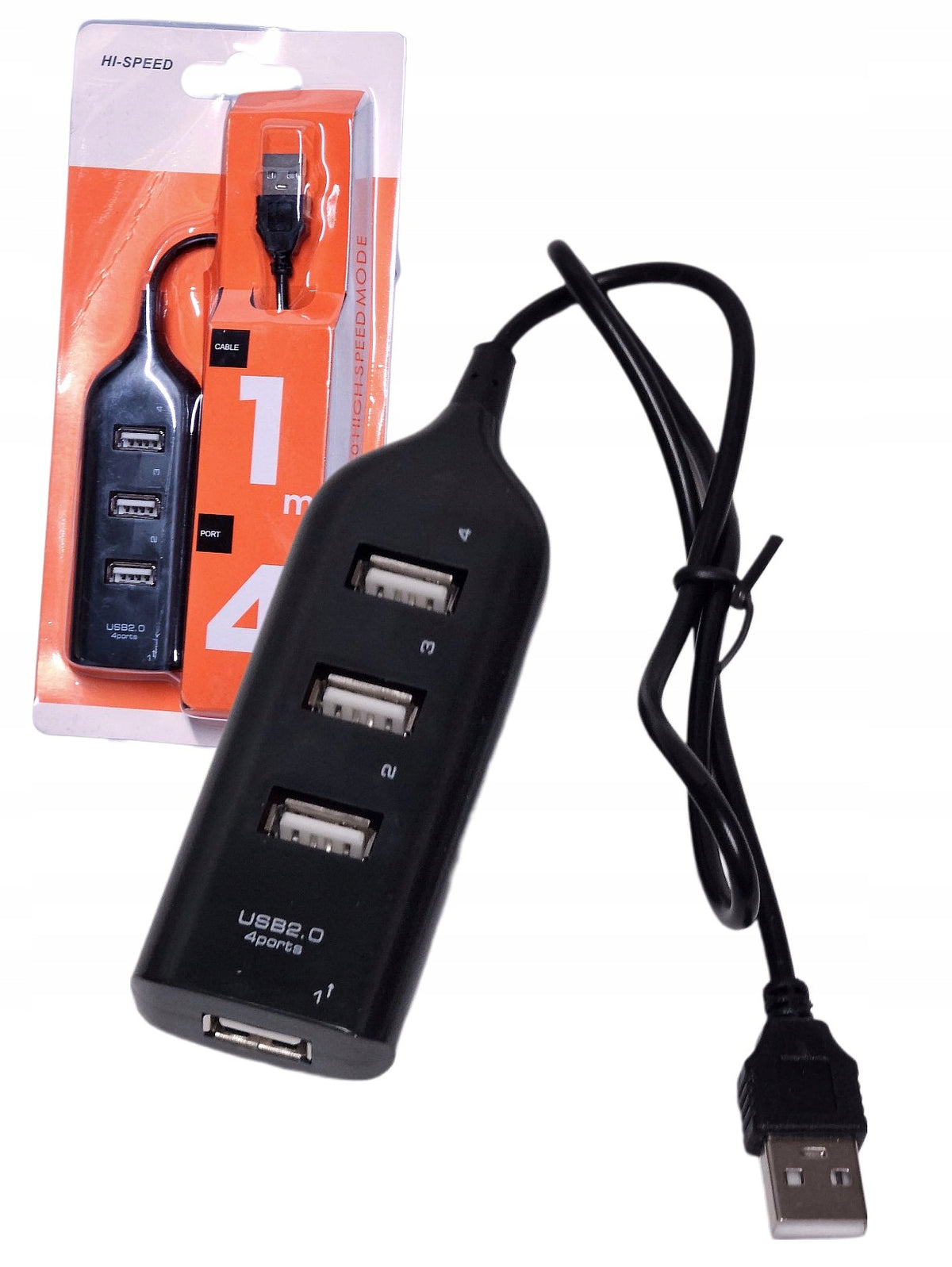 Cable extension cable USB extension cable 1m + 4 hub ports Packaging status original
