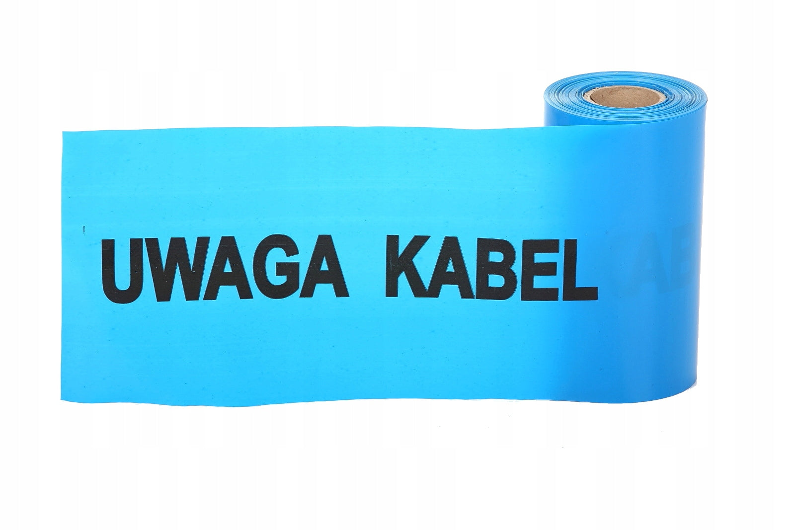 Cable foil blue 20cm warning tape print note cable 100mb