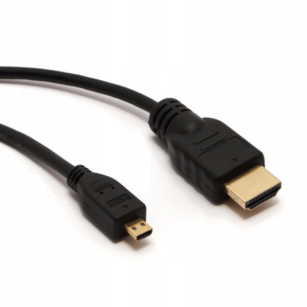 Cable gold plated microHDMI-HDMI 1.5m for Raspberry Pi