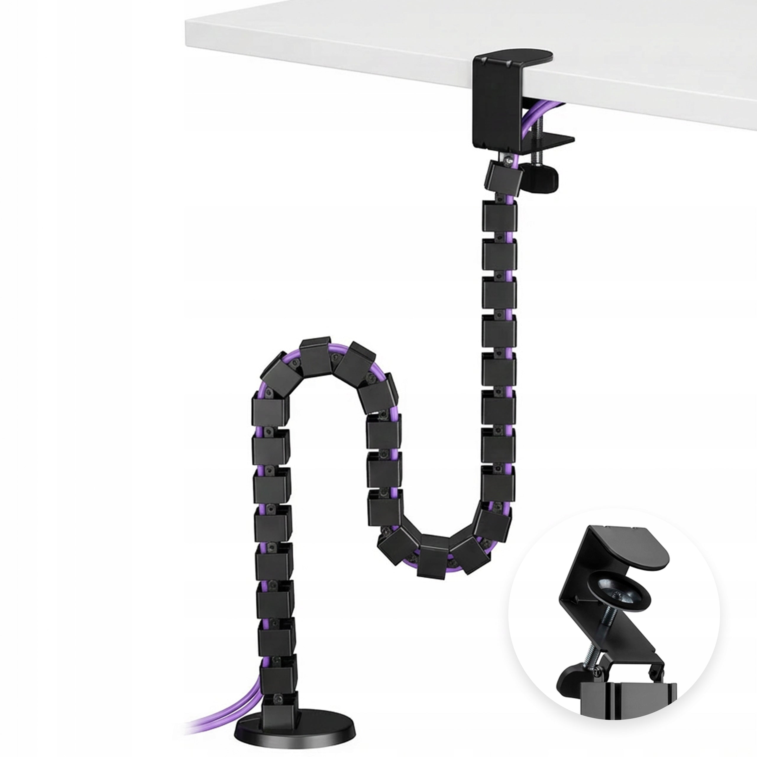Cable organizer Spine Masking machine 130cm Spacetronik guide black