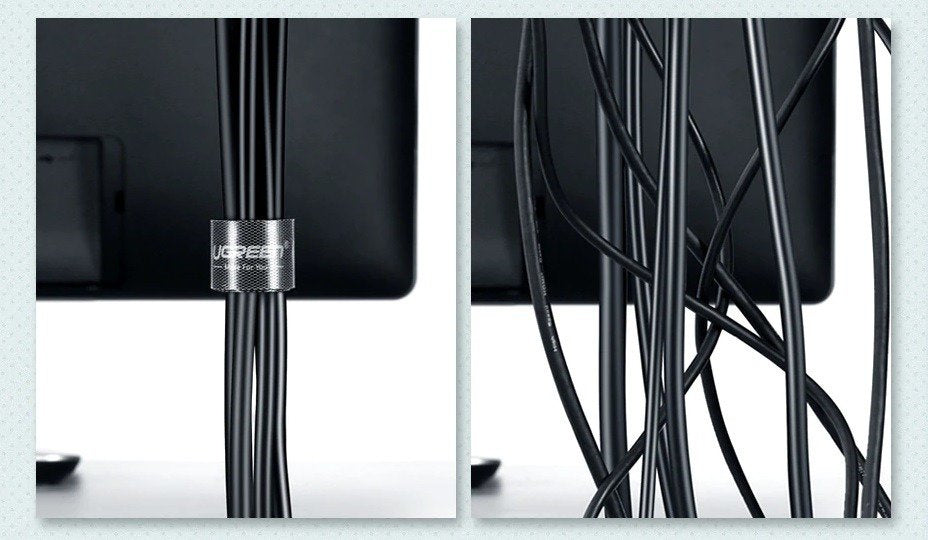 Cable organizer UGREEN LP124, 5m (black) Manufacturer code UGREEN