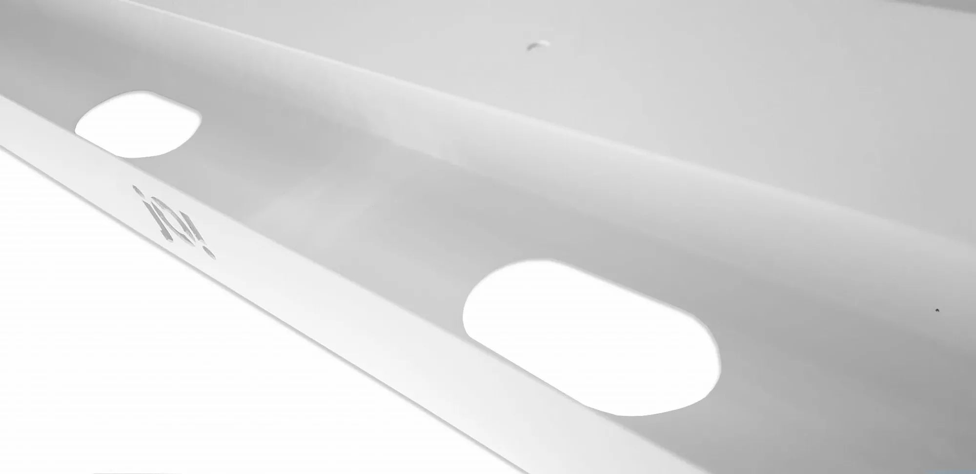 Cable organizer for desk top 800x80x80 mm - white Packaging status original