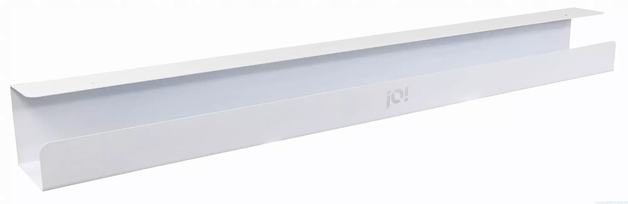 Cable organizer for desk top 800x80x80 mm - white