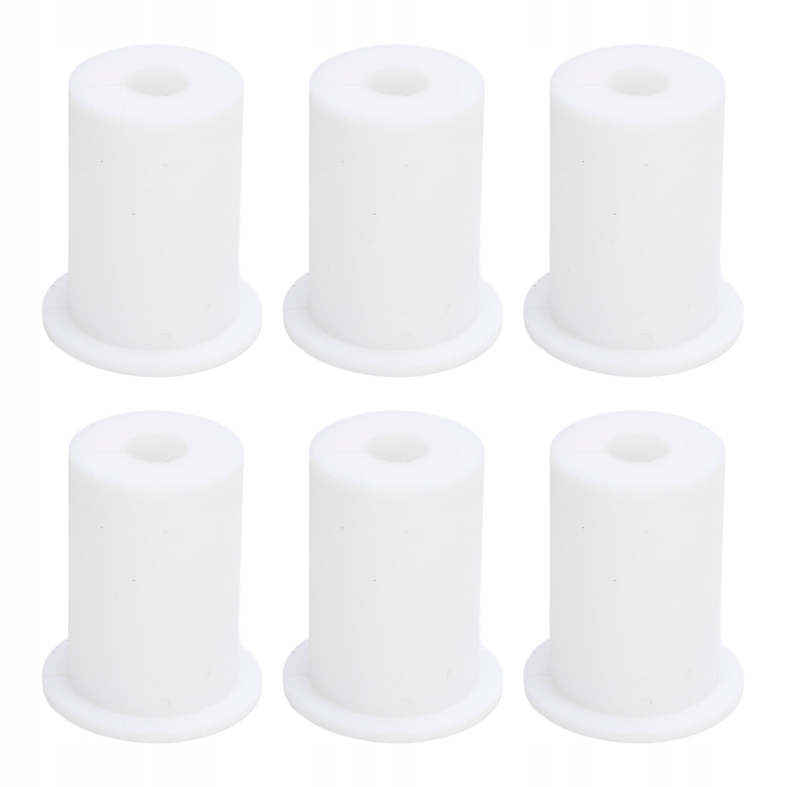 Cable routing kit, silicone through sleeves for cables, 6 pcs.