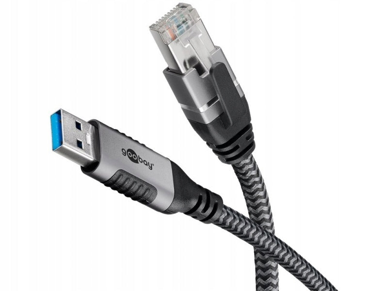 Cable with built-in RJ45 / USB-A 3.0 1Gbit/s 2m Ethernet network card