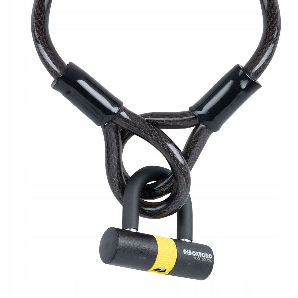 Cable with clasp lock OXFORD Loop Lock 2m
