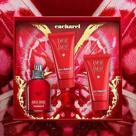Cacharel Amor Amor 50ml EDT + 2x 50ml Body Lotion Brand Cacharel