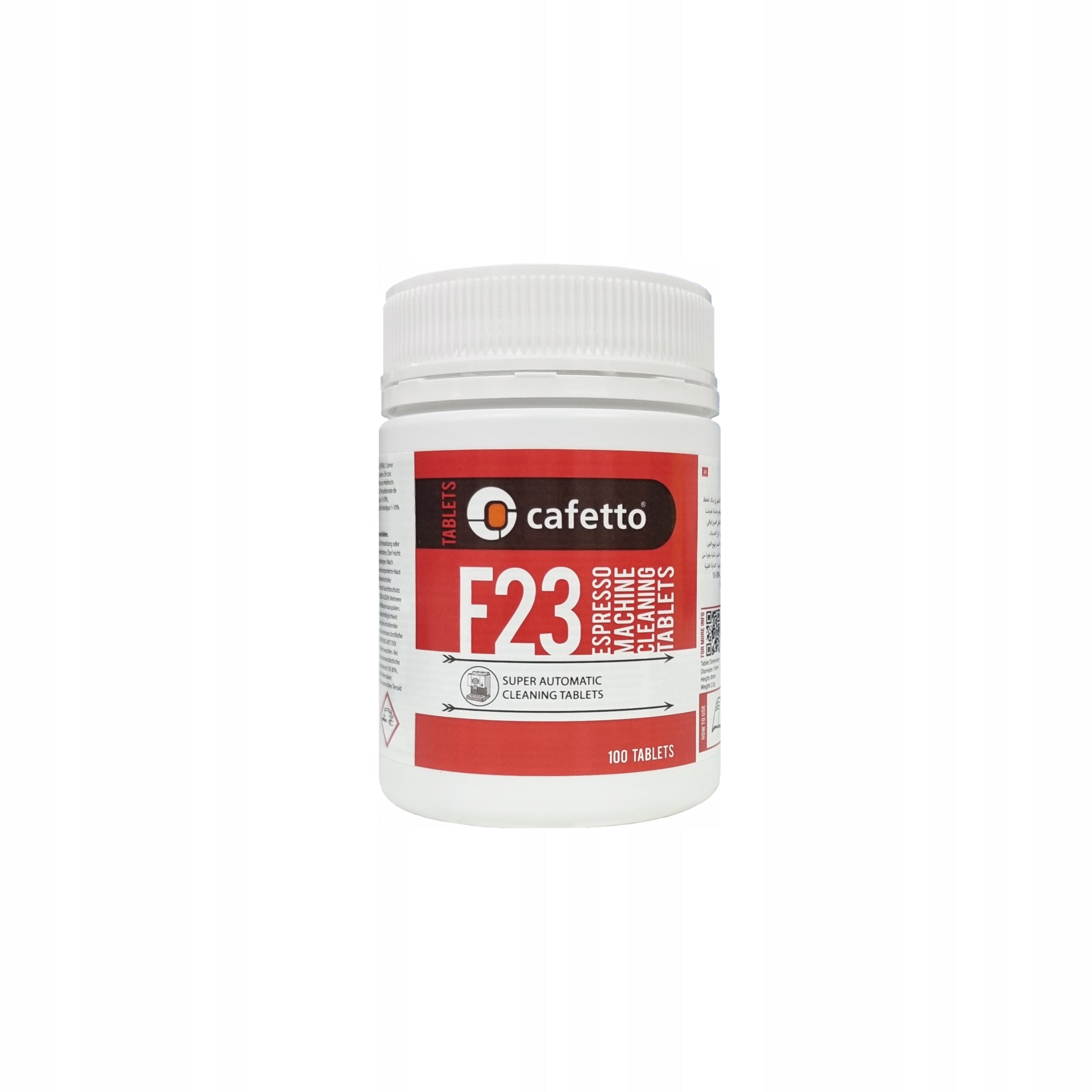 Cafetto Cleaning Tablets for F23 100 Tablet Machines