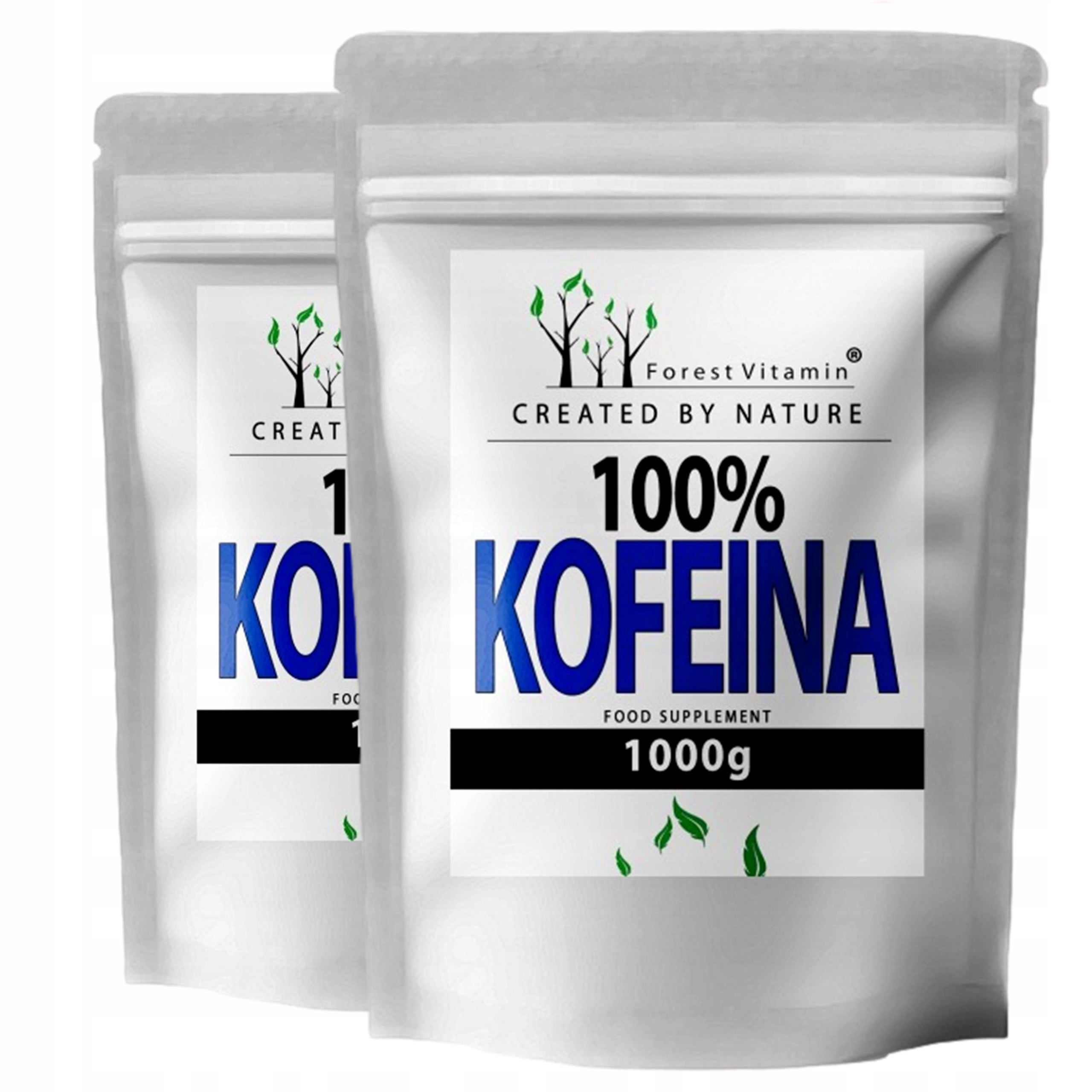 Caffeine Anhydrous Pre-Workout Conditioner Forest Vitamin powder 1000 g