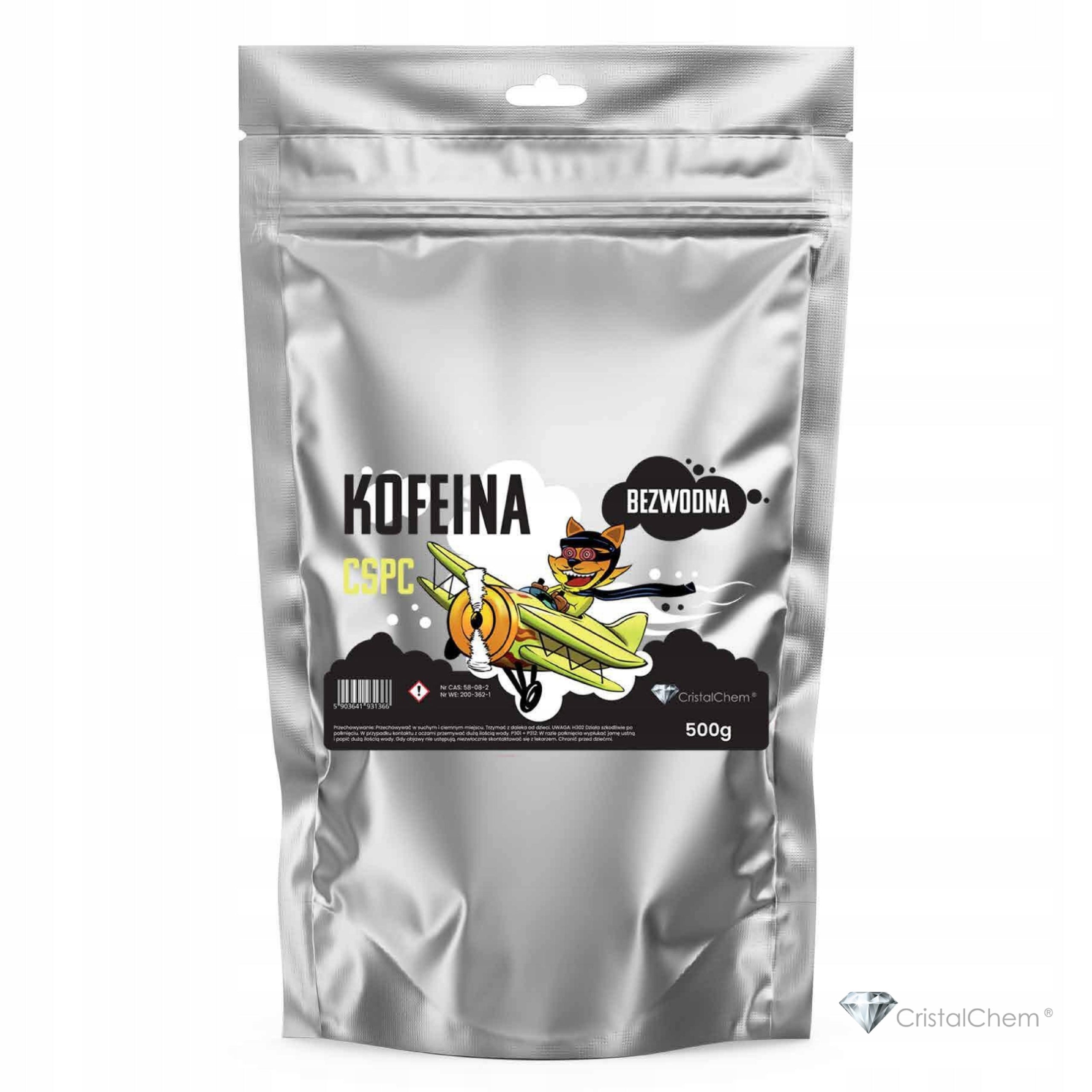 Caffeine CSPC Anhydrous 500g - Freely soluble
