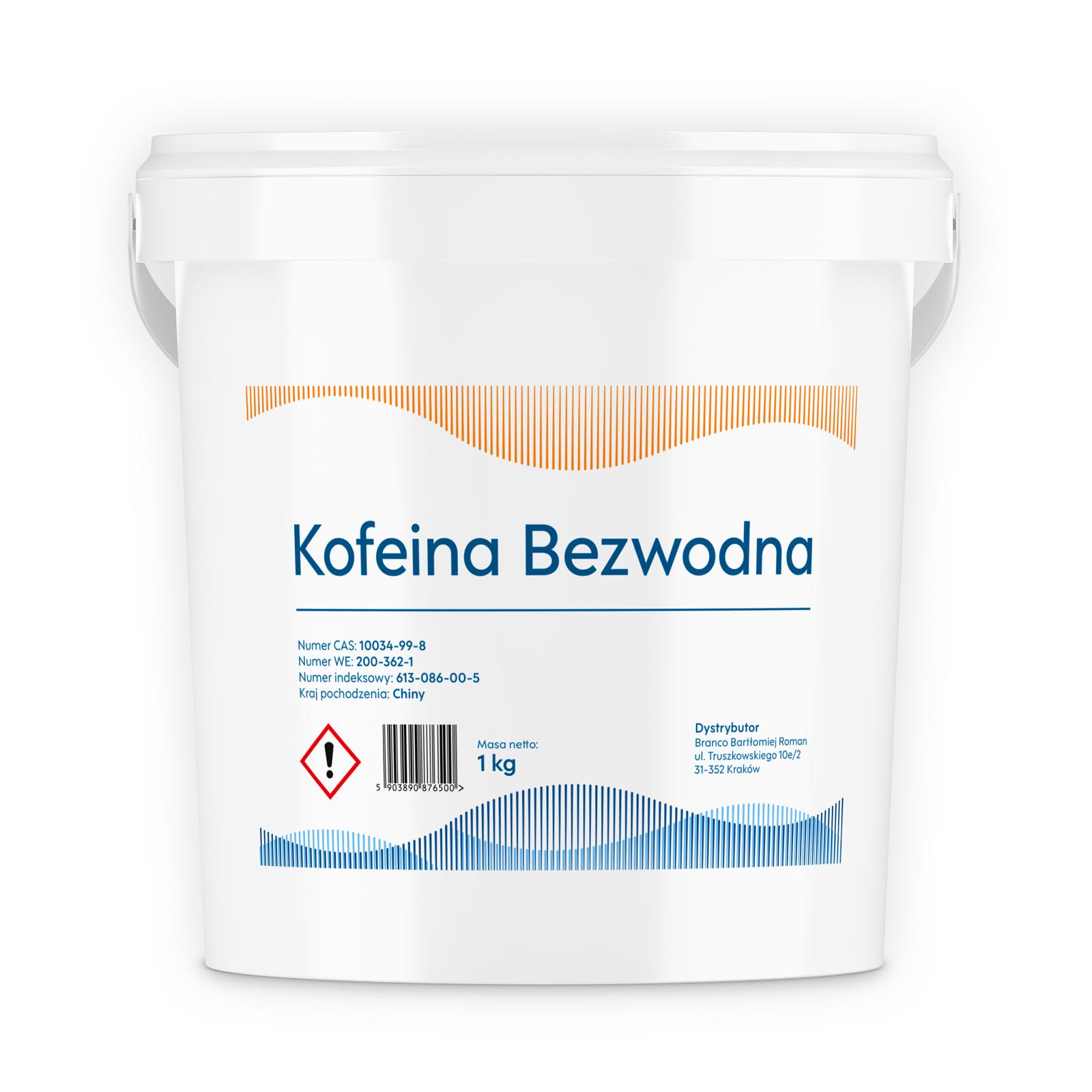 Caffeine anhydrous 1kg 100% powder dust Caffeine
