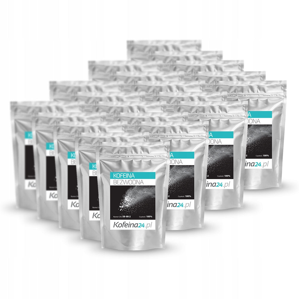 Caffeine anhydrous 20 kg 100% powder dust