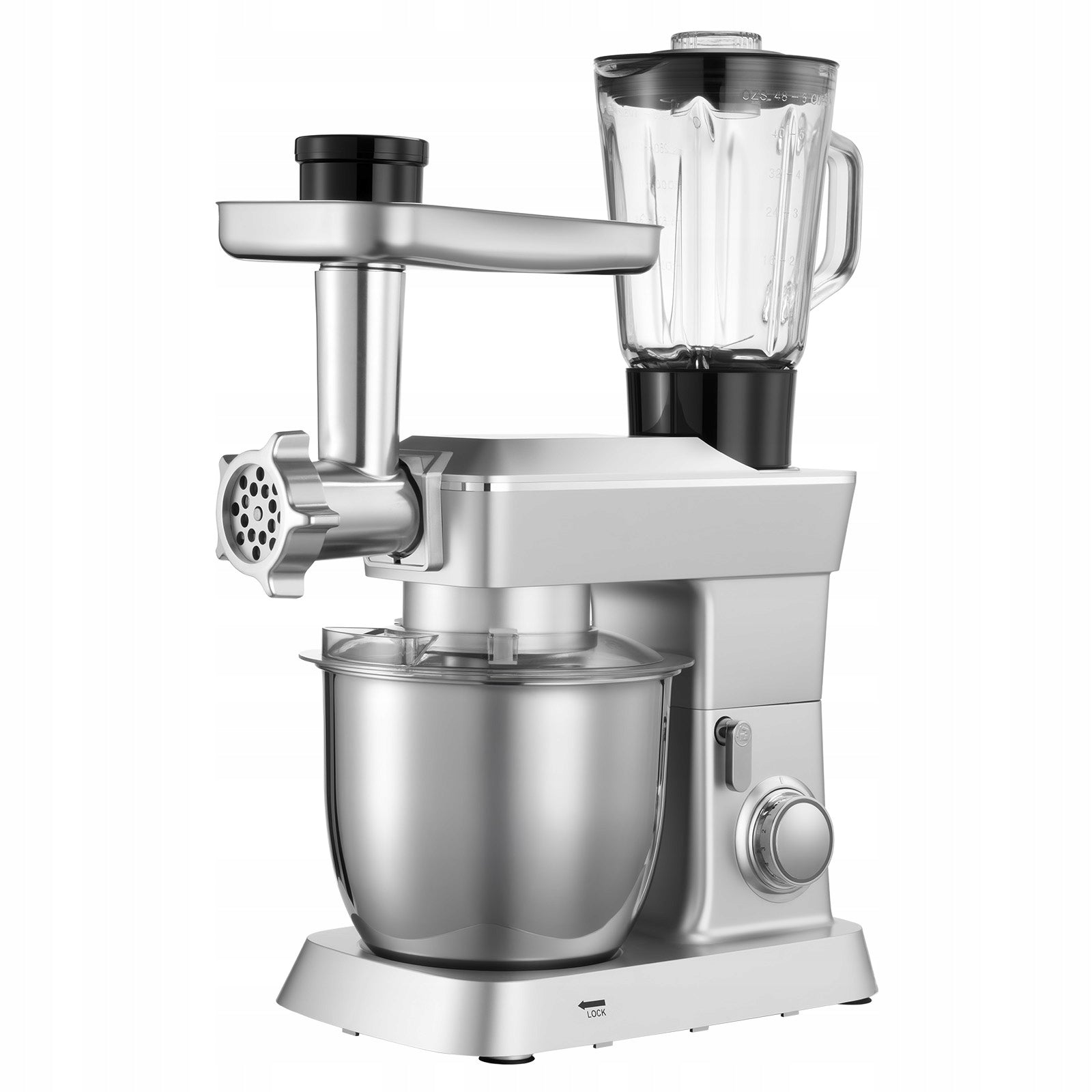 Cake Mixer 1300W Electric Food Processor With Steel Bowl 4,3L Brand SucceBuy