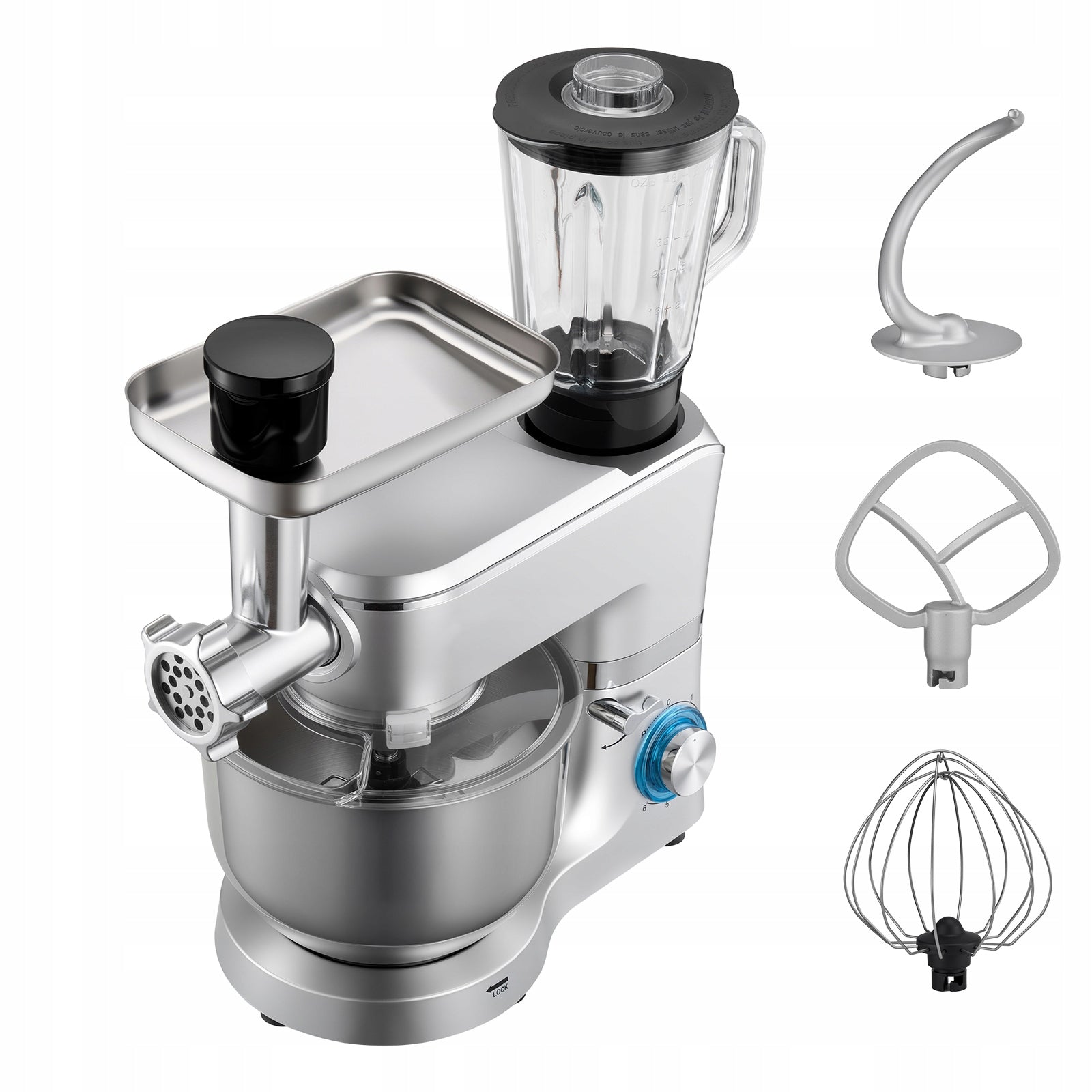 Cake Mixer 1500W Multifunctional Electric Food Processor With Bowl 6L