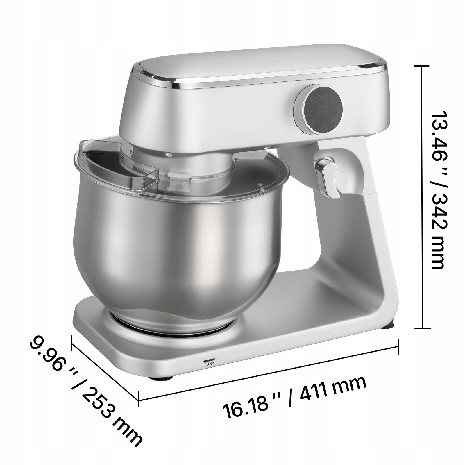 Cake Mixer 1800W 10-Speed Slope Adjustment Mixer With Bowl 7,4L Manufacturer code CJBTMSJBJYDS4FKK5