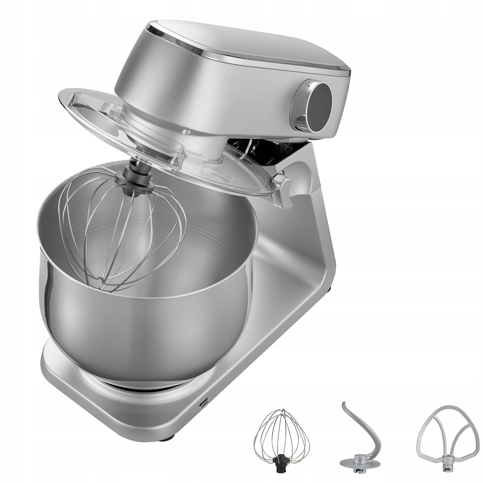Cake Mixer 1800W 10-Speed Slope Adjustment Mixer With Bowl 7,4L
