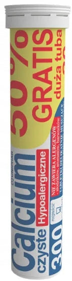 Calcium 300 Pure Hypoallergenic Bone Metabolism 20 Effervescent Tablets