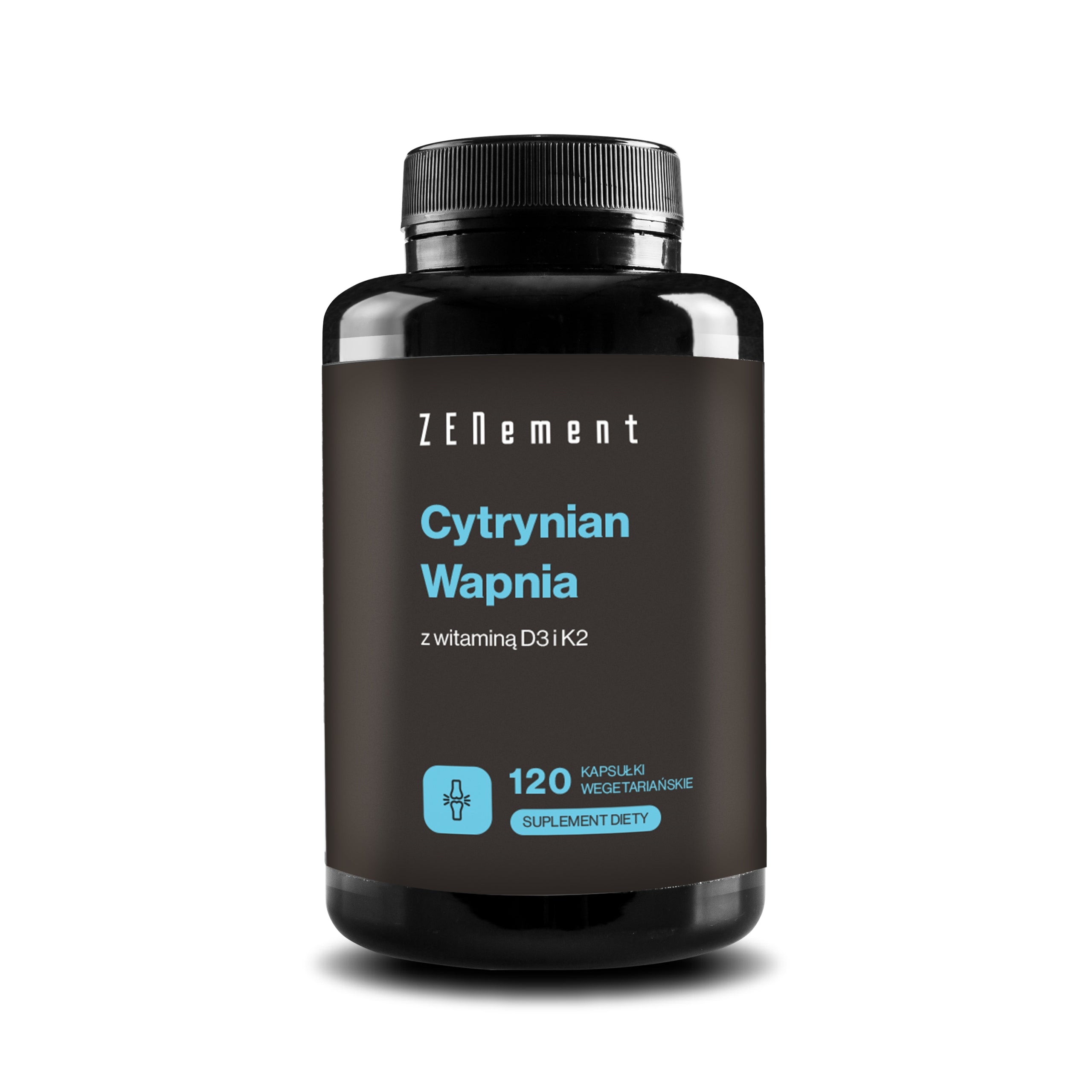 Calcium Citrate with Vitamin D3 & K2 - 120 Vegetarian Capsules