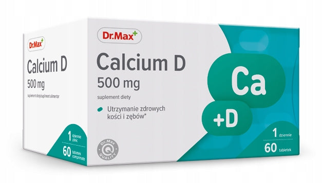 Calcium D 500mg Dr.Max calcium 60 tablets