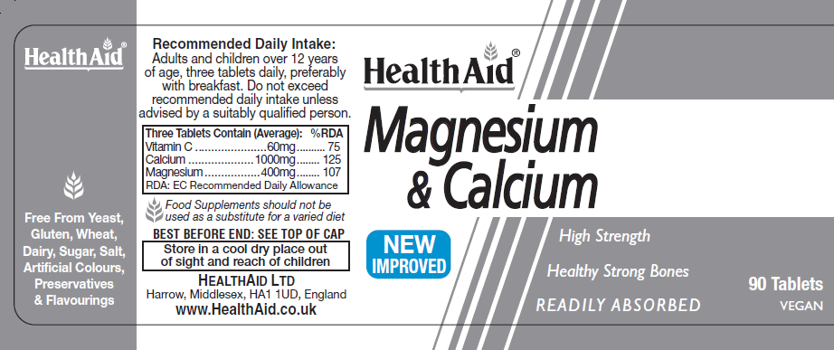 Calcium Magnesium Vitamin C BONES JOINTS Vegetable COMPLEX Flavor flavorless