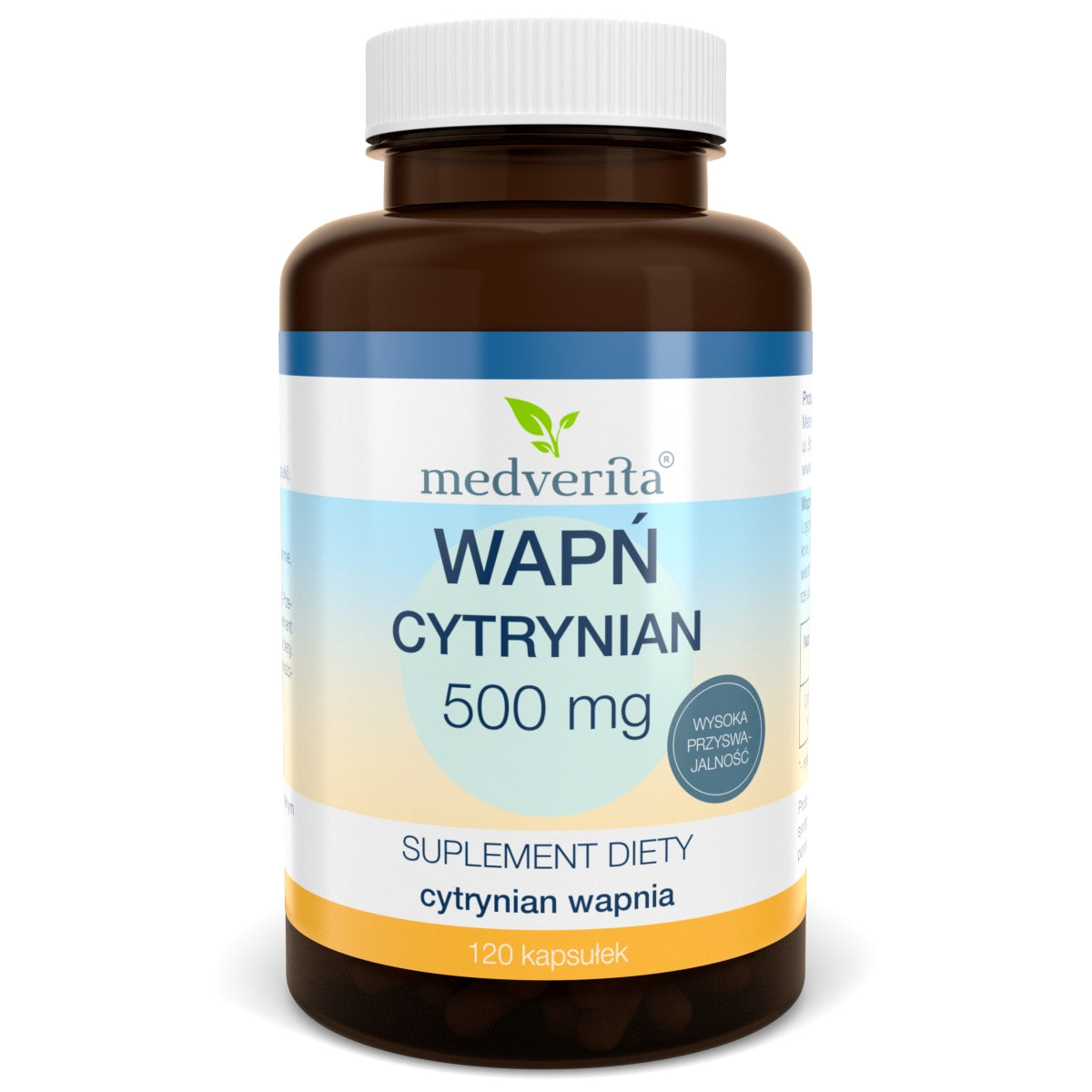 Calcium citrate 500 mg 120 capsules Medverita