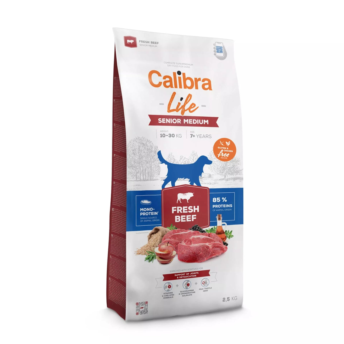 Calibra Dog Life Senior Medium Fresh Beef 2.5kg