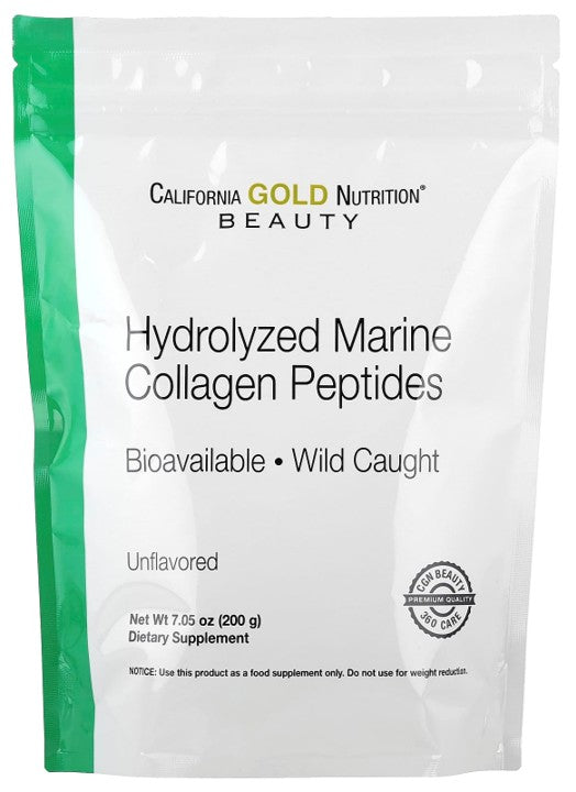 California GOLD - Hydrolyzed Marine Collagen Peptides | 200 g x2 Packaging status original