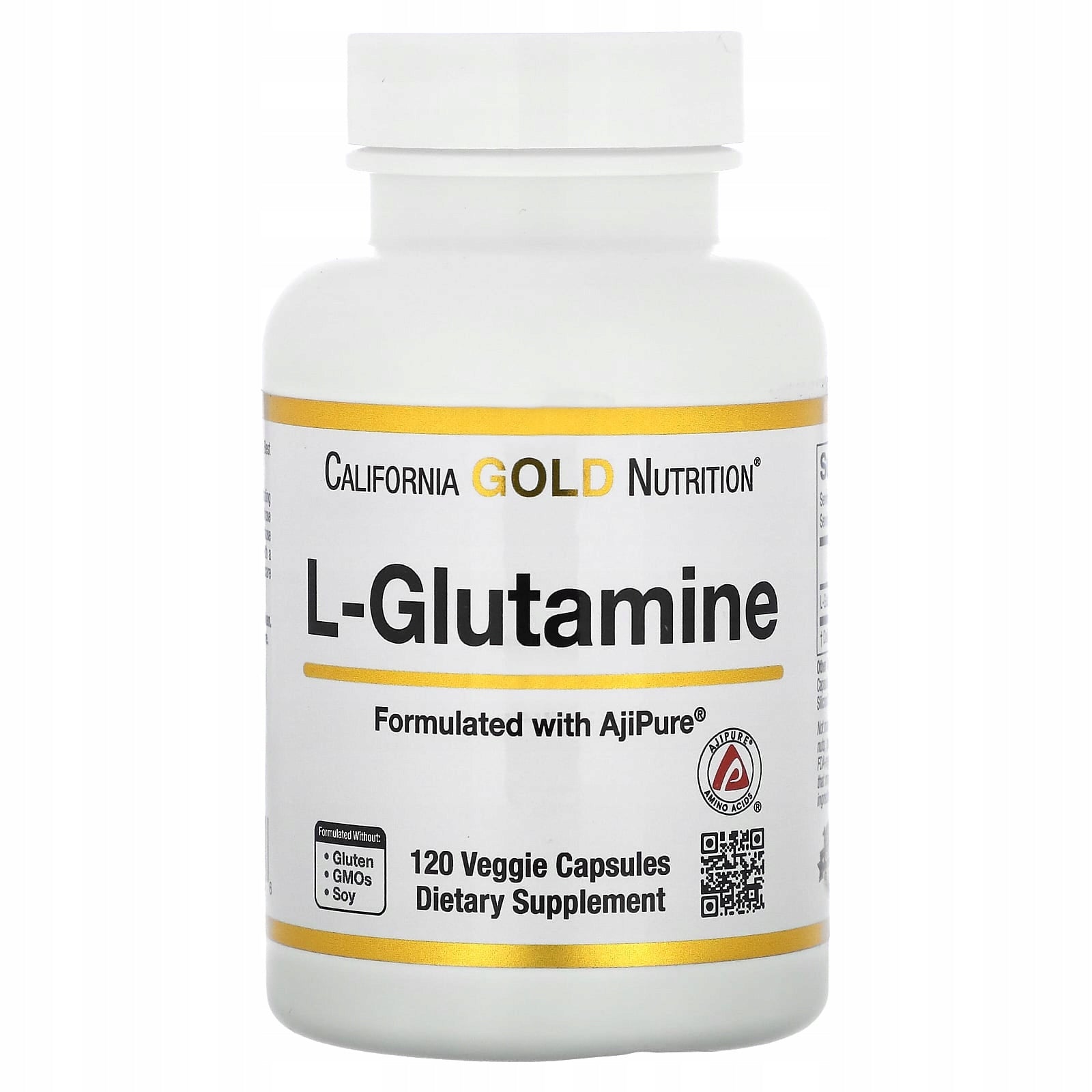 California Gold Nutrition, L-glutamine, AjiPure, 120 vegetable capsules (5
