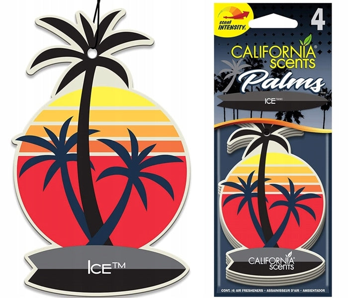 California Scents ICE Pendant for car 4PACK Kind can air fresheners