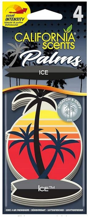 California Scents ICE Pendant for car 4PACK