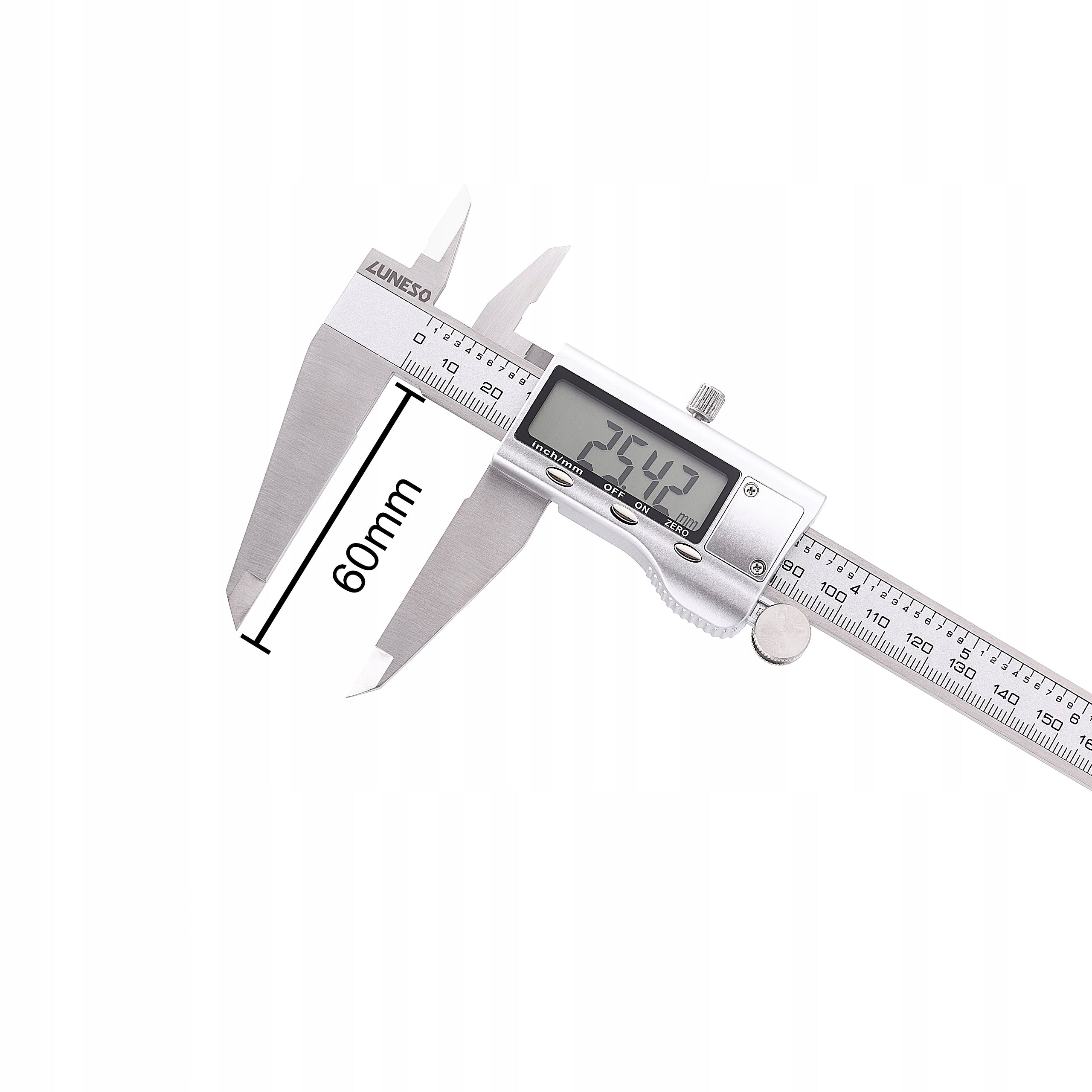 Caliper 300mm Digital Electronic Stainless Steel LCD Precision Case Packaging status original