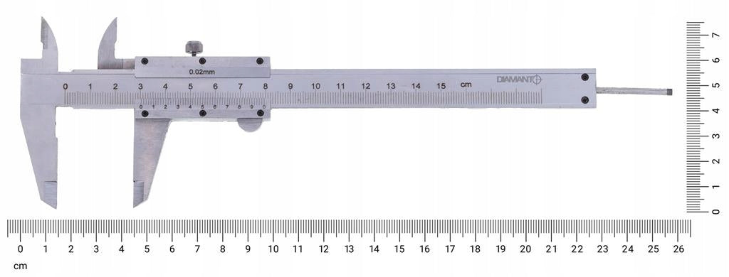 Caliper Analog Steel 150mm 0,02mm Precision Measuring Instrument Case Kind analog