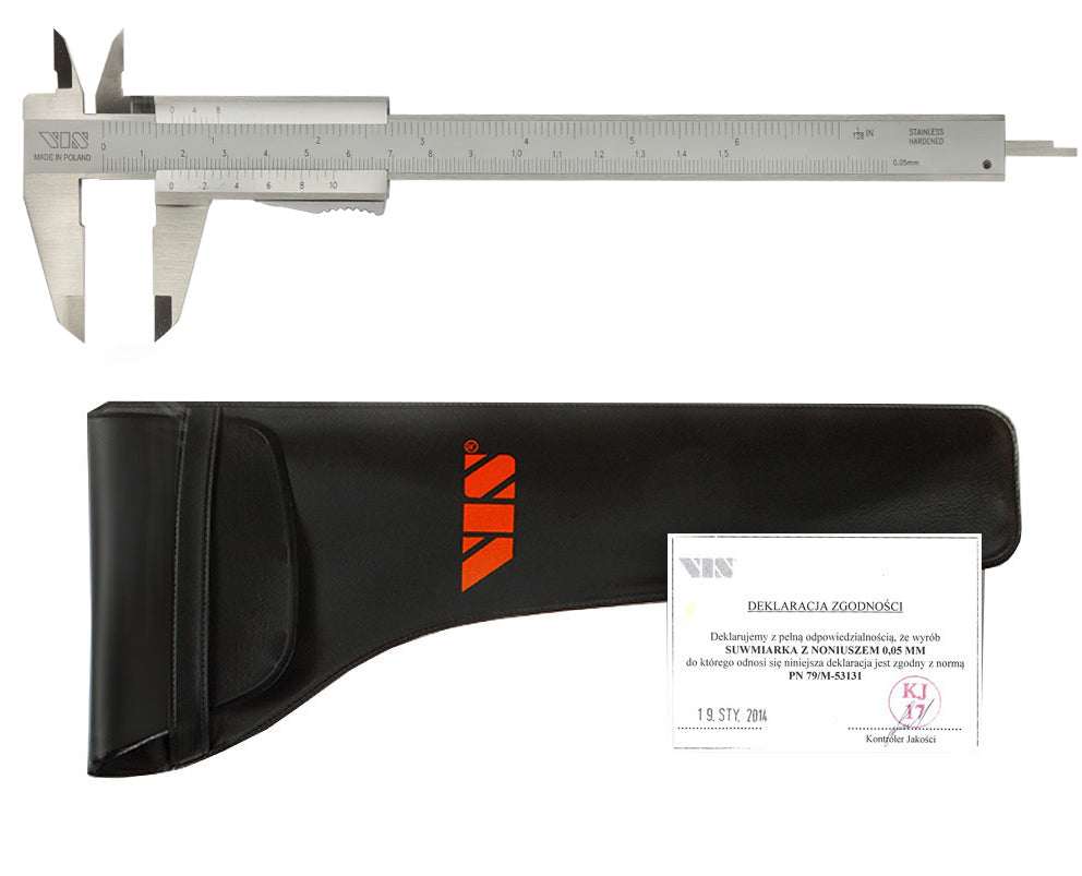 Caliper VIS 150mm / 0,05 Prof small numbers