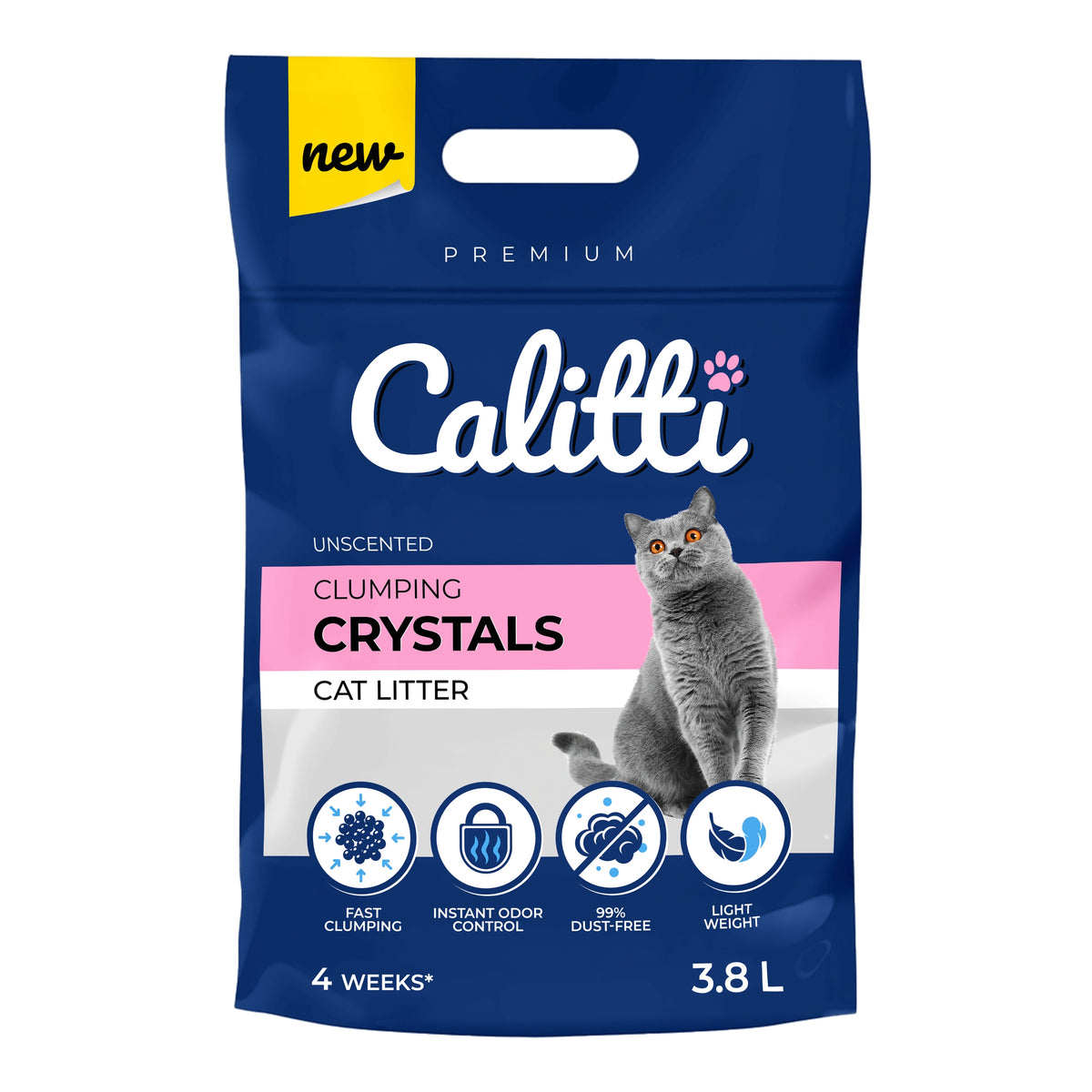 Calitti Clumping Silicone Crystals 2x 3,8L Brand Calitti