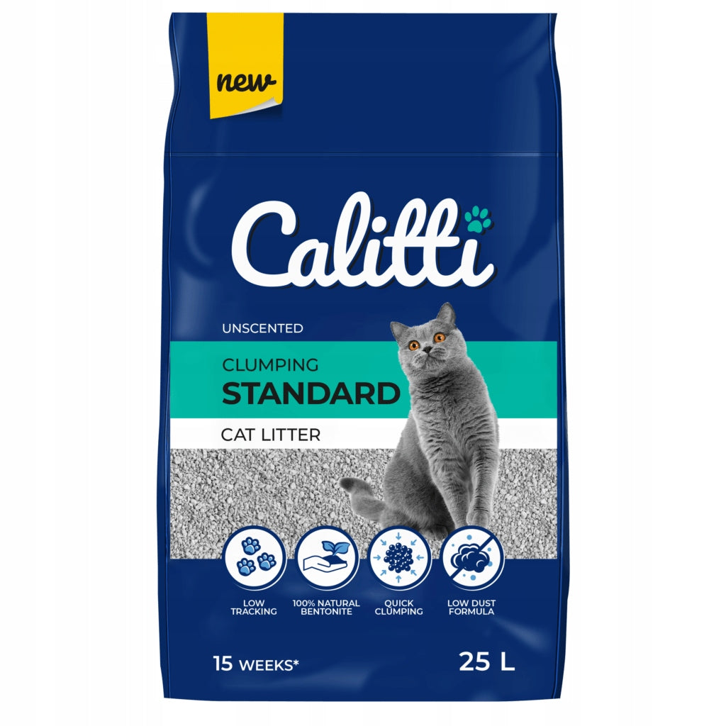 Calitti Standard 25l Unscented bentonite litter