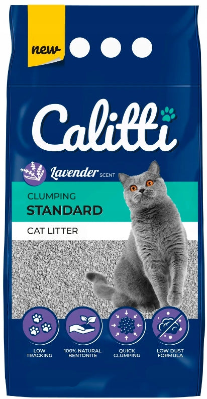 Calitti Standard Lavender Bentonite Litter Clumping 5l LAVENDER
