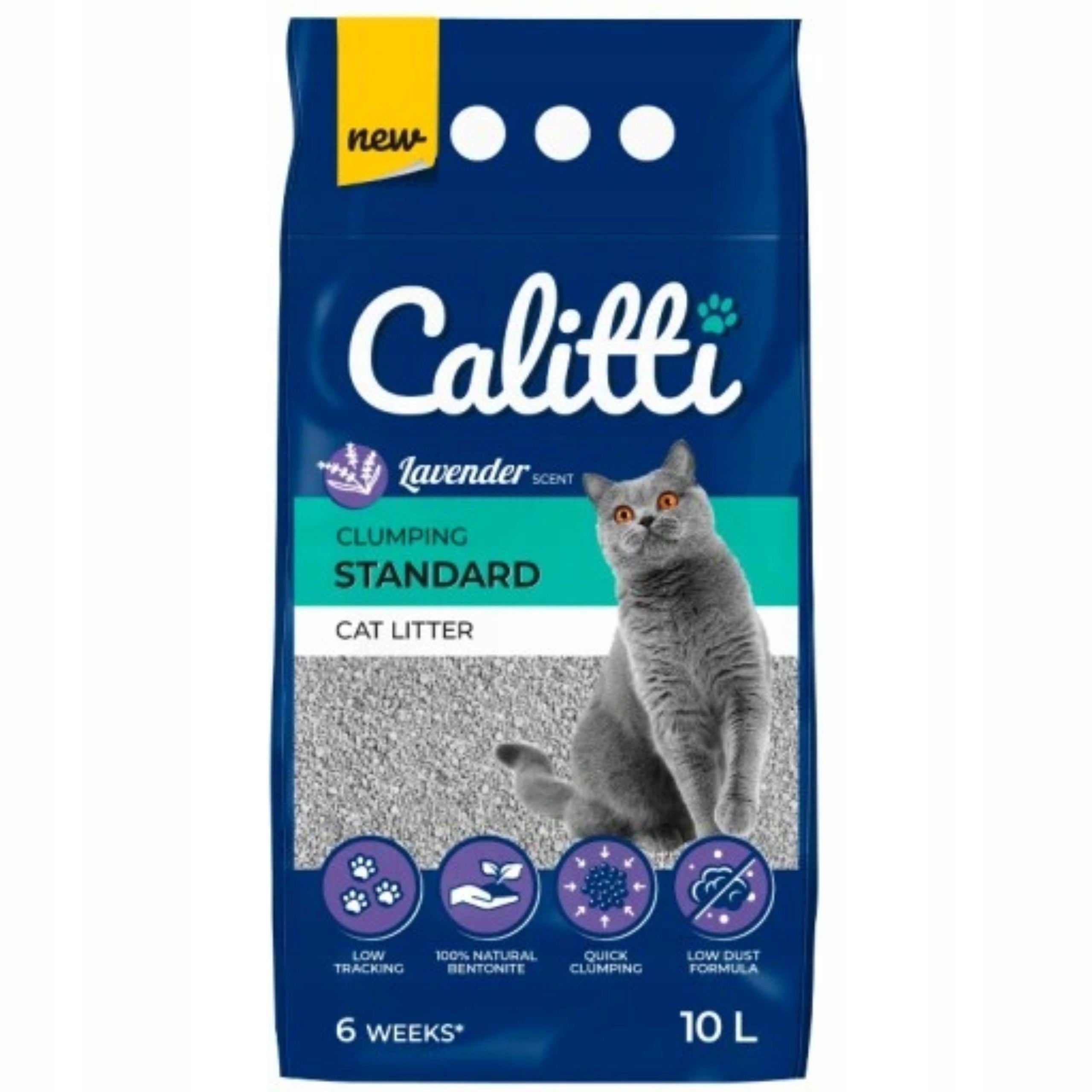 Calitti Standard Lavender bentonite litter 10L